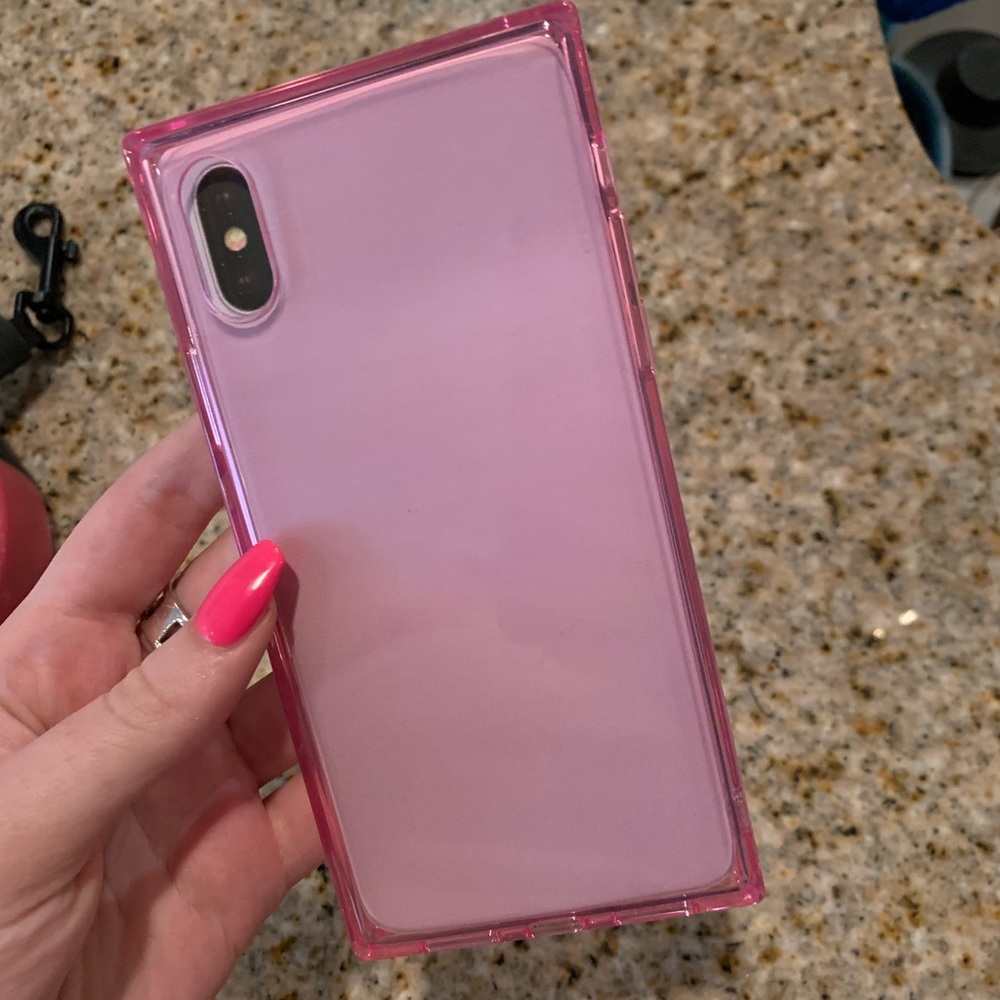 Pink iphone X/XS case *brand new*
